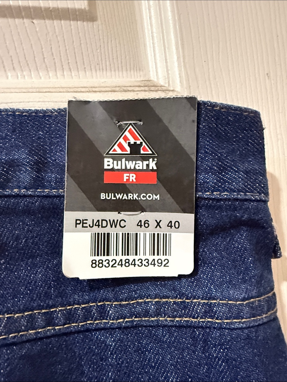 Bulwark FR Men’s Relaxed Jeans in Dark Blue - 46x40